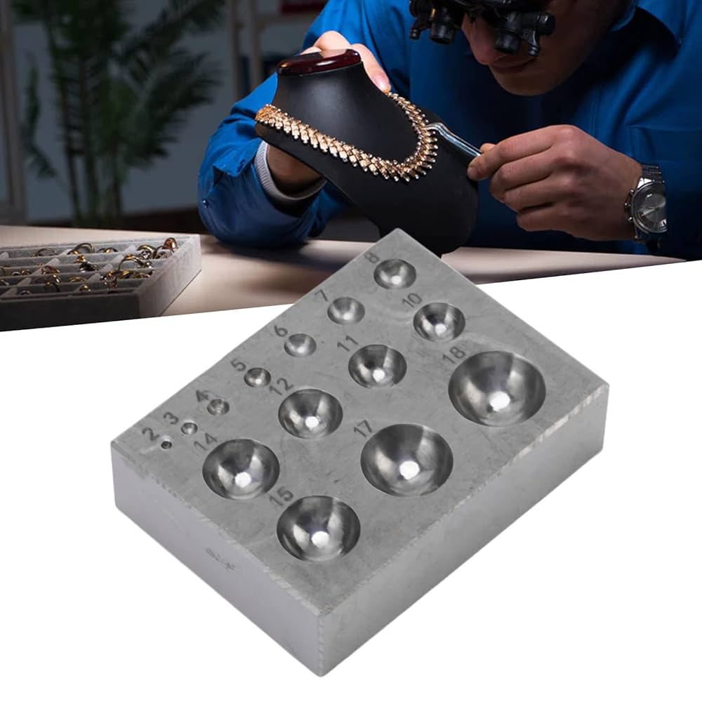 Amazon | Jewelers Block ダッピングパンチセット、スチールダッ